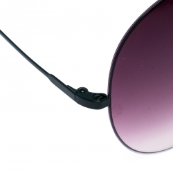 Pre Owned Victoria Bekham Green/Dark Purple Gradient Aviator Sunglasses