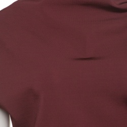 Pre Owned Victoria Beckham Burgundy Knit Draped High Neck Bodycon Dress S