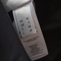 Pre Owned Victoria Beckham Bicolor Pleated Satin Chain Detail Gazar Maxi Skirt M