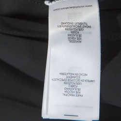 Pre Owned Victoria Beckham Black Crepe Fitted V-neck Dress S
