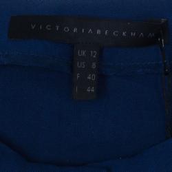 Pre Owned Victoria Beckham Floral Detail Applique Top M