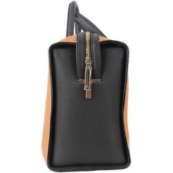 Pre Owned Victoria Beckham Two Tone Leather Satchel Bag