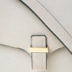 Pre Owned Victoria Beckham Grey Leather Shoulder Bag