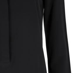 Pre Owned Victoria Victoria Beckham Two Tone Printed Silk Long Sleeve Tunic S