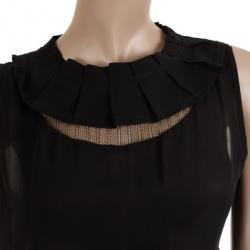 Viktor and Rolf Black Sleeveless Blouse S