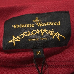 Vivienne Westwood Anglomania Brick Red Jersey Ruching Detail Taxa Dress M