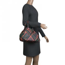 Vivienne Westwood Multicolor Coated Canvas Derby Satchel
