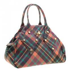 Vivienne Westwood Multicolor Coated Canvas Derby Satchel
