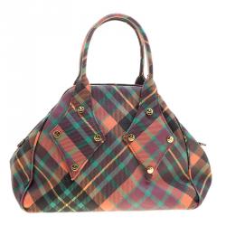 Vivienne Westwood Multicolor Coated Canvas Derby Satchel