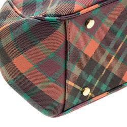 Vivienne Westwood Multicolor Coated Canvas Derby Satchel