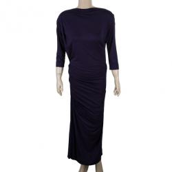 Vivienne Westwood Purple Draped Dress S