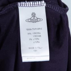 Vivienne Westwood Purple Draped Dress S