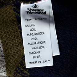 Vivienne Westwood Multicolor Striped Textured Wool Sweater L