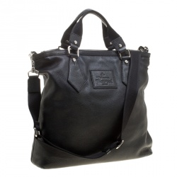 Vivienne Westwood Black Leather Tote