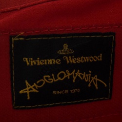 Pre Owned Vivienne Westwood Red Teddy Bear Printed Canvas Tote