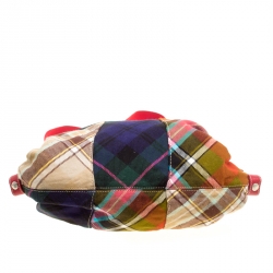 Vivienne Westwood Multicolor Printed Canvas Satchel