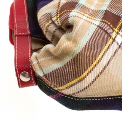 Vivienne Westwood Multicolor Printed Canvas Satchel
