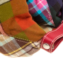 Vivienne Westwood Multicolor Printed Canvas Satchel