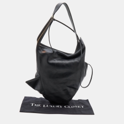 Vivienne Westwood Black Leather Shoulder Bag