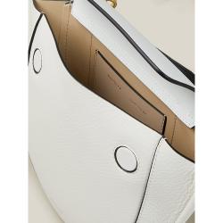 WANDLER White Hortensia Mini Leather Shoulder Bag