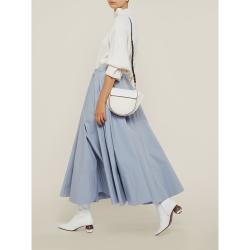 WANDLER White Hortensia Mini Leather Shoulder Bag