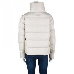 Weekend Max Mara Beige Quilted Puffer Jacket S