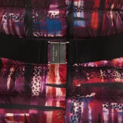 Weekend by Max Mara Grape Purple Printed Tibet Puffer Jacket S