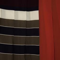 Weekend Max Mara Striped Pleated Skirt L