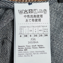 Weekend Max Mara Indigo Denim Trucker Jacket S