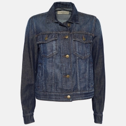Weekend Max Mara Indigo Denim Trucker Jacket S