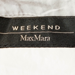Pre Owned Weekend Max Mara Blue Striped Cotton Top M
