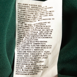 Pre Owned Weekend Max Mara Green Stretch Crepe Pants Suit S/M