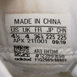  Y-3  Black/White Leather And Stretch Fabric Qasa Elle Sneaker Size 36 2/3