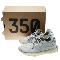 Yeezy x Adidas Sesame Cotton Knit Boost 350 V2 Sneakers Size 37.5