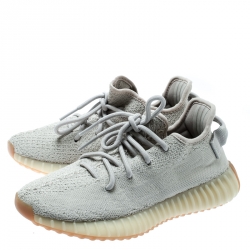 Yeezy x Adidas Sesame Cotton Knit Boost 350 V2 Sneakers Size 37.5