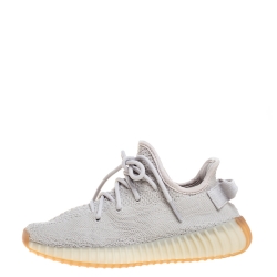 Pre Owned حذاء رياضي ييزي وأديداس بوست 350 في2 تريكو قطن سيسام مقاس 38