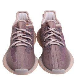 Pre Owned Yeezy x Adidas Brown Mesh Boost 350 V2 Mono Mist Sneakers Size 36 2/3