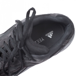 Pre Owned Yeezy x Adidas Black Suede and Leather Boost 700 V2 Vanta Sneakers Size 37.5