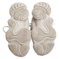 مملوكة مسبقً ا Yeezy x Adidas Off-white Suede, Leather And Mesh Yeezy 500 Sneakers Size 38