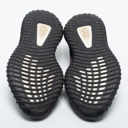 Pre Owned Yeezy x Adidas Multicolor Knit Fabric Boost 350 V2 Reflective Sneakers Size 38 2/3