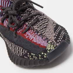 Pre Owned Yeezy x Adidas Multicolor Knit Fabric Boost 350 V2 Yecheil Sneakers Size 39 1/3