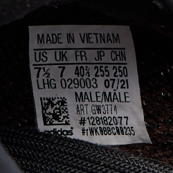 Pre Owned Yeezy x Adidas Boost Black/Brown Knit Fabric 350 V2 MX Rock Sneakers Size 40 2/3