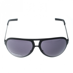 Saint Laurent Paris Matte Black/Black YSL 2311/S Aviator Sunglasses