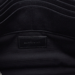 Saint Laurent Pink/Black Leather Zebra Print IPad Case