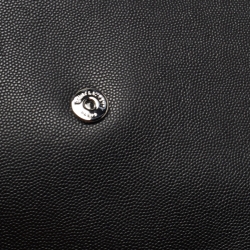 Pre Owned Saint Laurent Black Leather West Hollywood Shoulder Bag