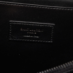 Pre Owned Saint Laurent Black Leather West Hollywood Shoulder Bag