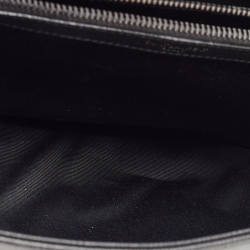 Pre Owned Saint Laurent Black Leather West Hollywood Shoulder Bag