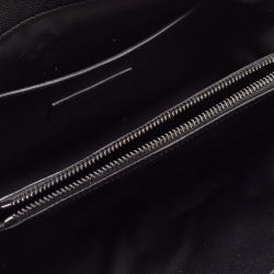 Pre Owned Saint Laurent Black Leather West Hollywood Shoulder Bag