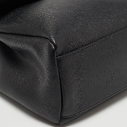 Pre Owned Saint Laurent Black Leather West Hollywood Shoulder Bag