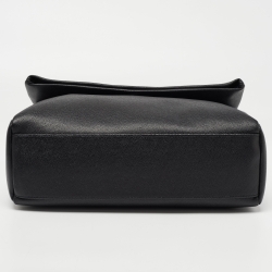 Pre Owned Saint Laurent Black Leather West Hollywood Shoulder Bag